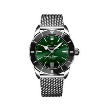Breitling Superocean Heritage II 42 Stainless Steel / Green / Bracelet