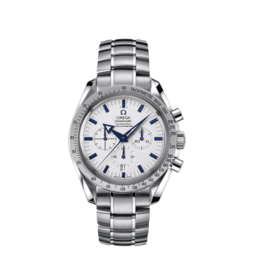 Omega Speedmaster Broad Arrow Stainless Steel / White / Bracelet