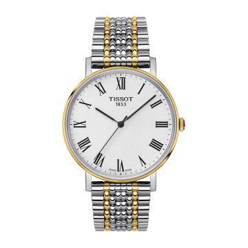 Tissot Everytime Medium Stainless Steel / Yellow Gold PVD / Silver / Strap
