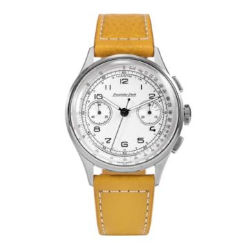 Excelsior Park Chronograph Stainless Steel / White / Yellow-Brown Matte