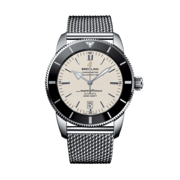 Breitling Superocean Heritage II 46 Stainless Steel / Black / Silver / Bracelet
