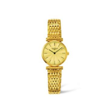 Longines La Grande Classique Quartz 24 Yellow Guilloche