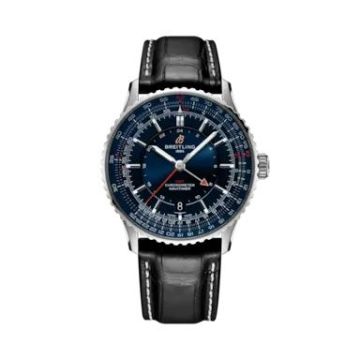Breitling Navitimer GMT 41 Automatic Stainless Steel / Blue / Samurai Japan