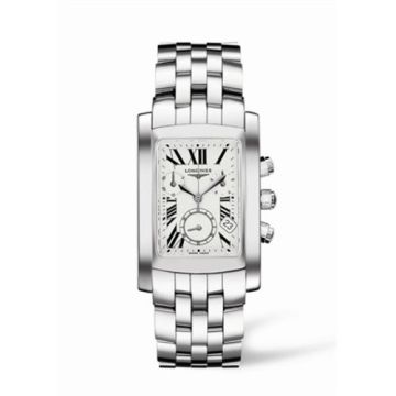 Longines DolceVita 28 Quartz Chronograph Stainless Steel Roman