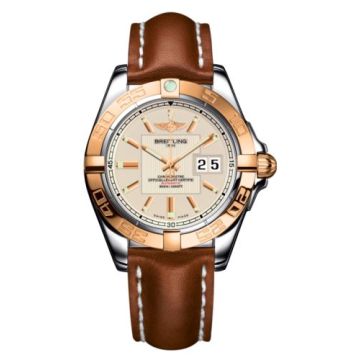 Breitling Galactic 41 Stainless Steel / Rose Gold / Sierra Silver / Calf