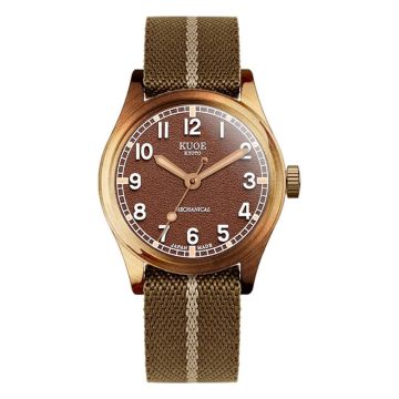 Kuoe Kyoto Old Smith 90-002 Bronze Case Brown Dial