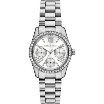 Michael Kors Lexington Lux Day Date Silvery