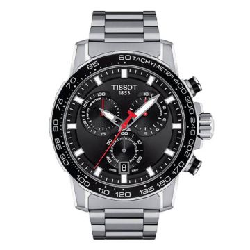 Tissot Supersport Chrono Stainless Steel / Black / Bracelet