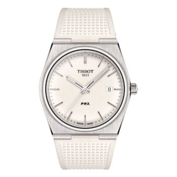 Tissot PRX Quartz Stainless Steel / Full Lume/ Rubber