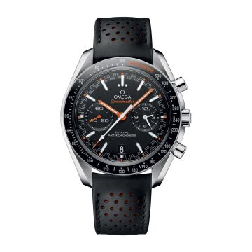 Omega Speedmaster Racing Master Co-Axial Stainless Steel / Black / Orange / Strap