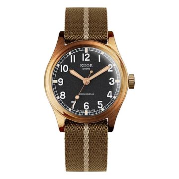 Kuoe Kyoto Old Smith 90-002 Bronze Case Black Dial