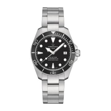 Certina DS Action Diver 38 Powermatic 80 Stainless Steel / Black