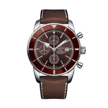Breitling Superocean Heritage II 46 Chronograph Stainless Steel / Bronze / Bronze /  Leather Rubber