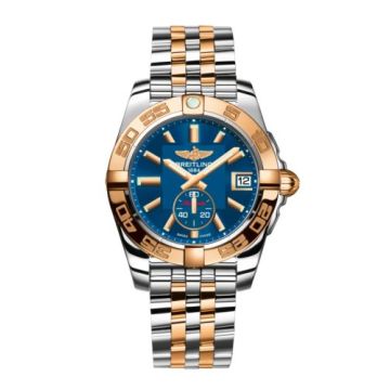 Breitling Galactic 36 Automatic Stainless Steel / Rose Gold / Gun Blue / Bracelet