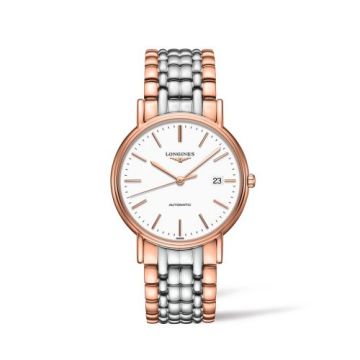 Longines Presence 38.5 Automatic PVD Red / White / Bracelet