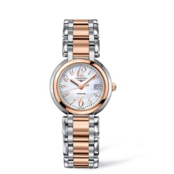 Longines PrimaLuna Automatic 30 Two Tone Pink Funky MOP