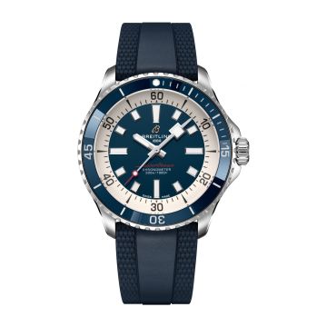 Breitling SuperOcean Automatic 42 Stainless Steel / Blue / Rubber