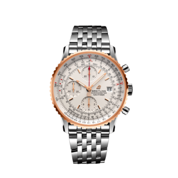 Breitling Navitimer 1 Chronograph 41 Stainless Steel / Red Gold / Silver / Bracelet