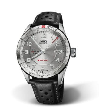 Oris Audi Sport GMT Stainless Steel / Silver