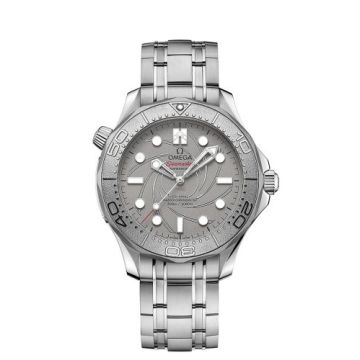Omega Seamaster Diver 300M Master Co-Axial 42 Platinum Aston Martin Neiman Marcus