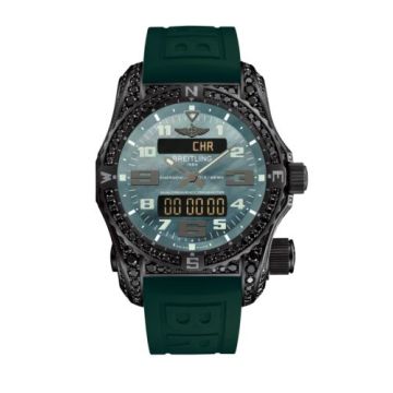 Breitling Emergency II Night Mission Diamondworks / Green Mother-of-Pearl / Rubber / Folding