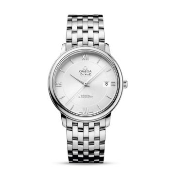 Omega De Ville Prestige Co-Axial 36.8 Stainless Steel / Silver / Bracelet