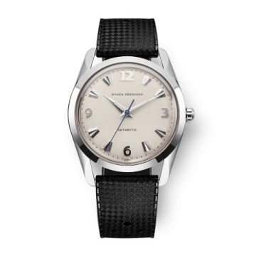 Nivada Grenchen Antarctic 35 Eggshell - White Luminova / Stainless Steel / Tropic