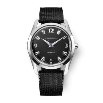 Nivada Grenchen Antarctic 35 Black - White Luminova / Stainless Steel / Tropic