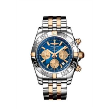 Breitling Chronomat 44 Stainless Steel / Rose Gold / Blue