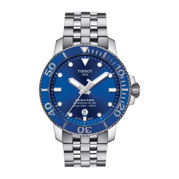 Tissot Seastar 1000 Powermatic 80 43 Stainless Steel / Blue / Bracelet