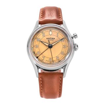Vulcain Cricket Classique 36mm Brown Khaki