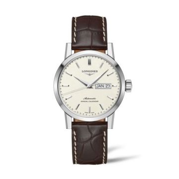 Longines 1832 Annual Calendar 40 Stainless Steel / Black