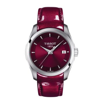 Tissot Couturier Quartz 32 Stainless Steel / Red / Strap