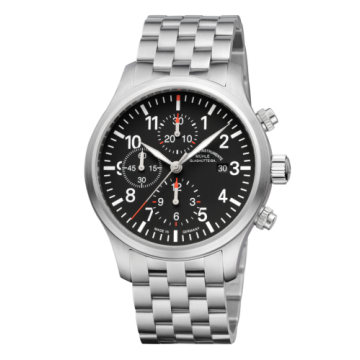 Mühle Glashütte Terrasport I Chronograph Black / Bracelet