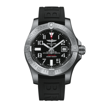 Breitling Avenger II Seawolf Stainless Steel / Volcano Black / Rubber / Pin