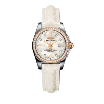 Breitling Galactic 29 Stainless Steel / Rose Gold / Diamond / Pearl Diamond / Sahara