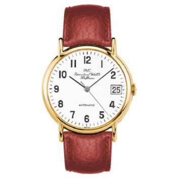 IWC Schaffhausen Portofino Automatic Yellow Gold / White - Railroad / Strap
