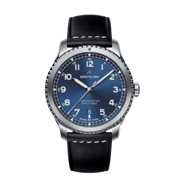 Breitling Navitimer 8 Automatic 41 Stainless Steel / Blue / Black Calf