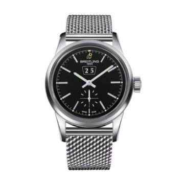 Breitling Transocean 38 Stainless Steel / Black / Bracelet
