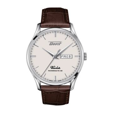 Tissot Visodate Powermatic 80 Stainless Steel / Silver / Strap