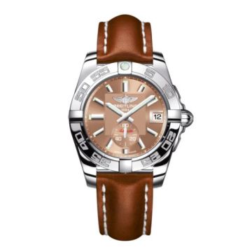 Breitling Galactic 36 Automatic Stainless Steel / Copperhead Bronze / Calf