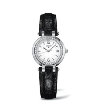 Longines PrimaLuna Quartz 26.5 Stainless Steel / Diamond / White