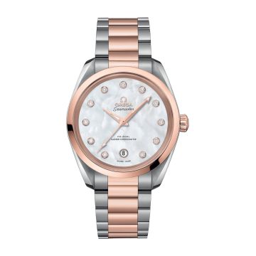 Omega Seamaster Aqua Terra 150M Master Chronometer 38 Stainless Steel / Sedna Gold / MOP / Bracelet