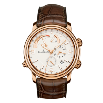 Blancpain Léman Réveil GMT Red Gold / Opaline / Alligator