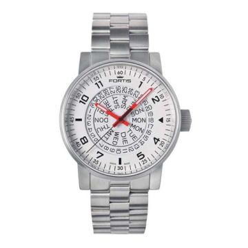 Fortis Spacematic Counterrotation White