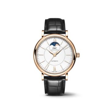 IWC Schaffhausen Portofino Automatic Moonphase Red Gold / Silver
