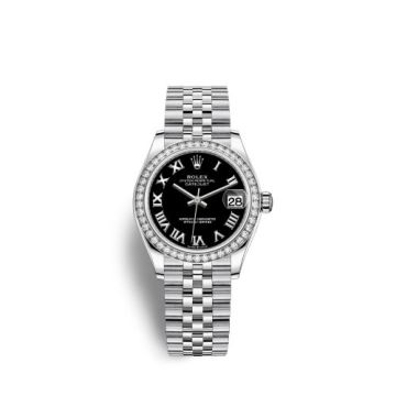 Rolex Datejust 31 Stainless Steel Diamond / Jubilee / Black - Roman