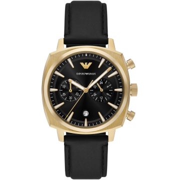 Emporio Armani Carlo Chronograph Gold / Black
