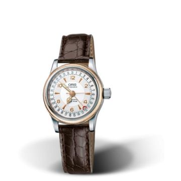 Oris Big Crown Pointer Date 28.5 Stainless Steel - Rose Gold / Silver / Bracelet