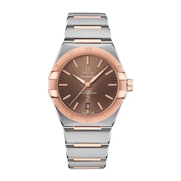 Omega Constellation Master Chronometer 39 Stainless Steel / Sedna / Brown / Bracelet